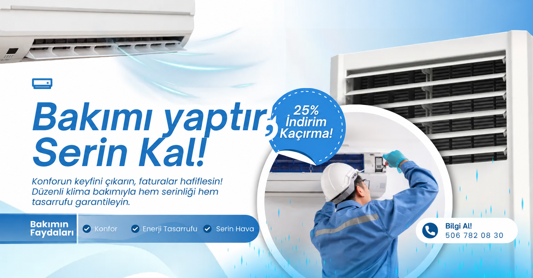 Fethiye Klima Bakımı - Bakımı Yaptır Serin Kal