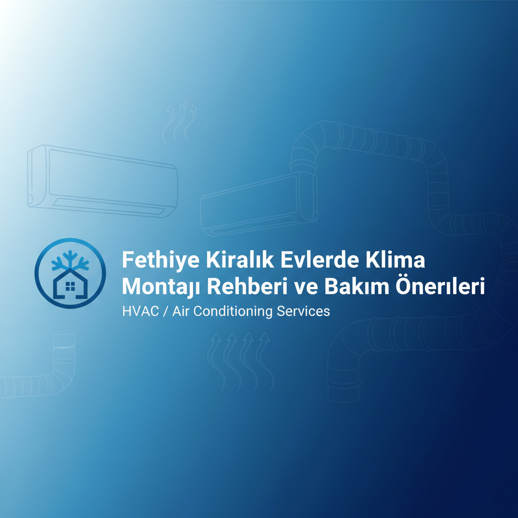 Fethiye Kiralık Evlerde Klima Montajı Rehberi ve Bakım Önerileri