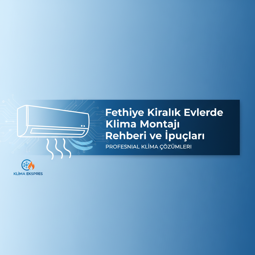 Fethiye Kiralık Evlerde Klima Montajı Rehberi ve İpuçları