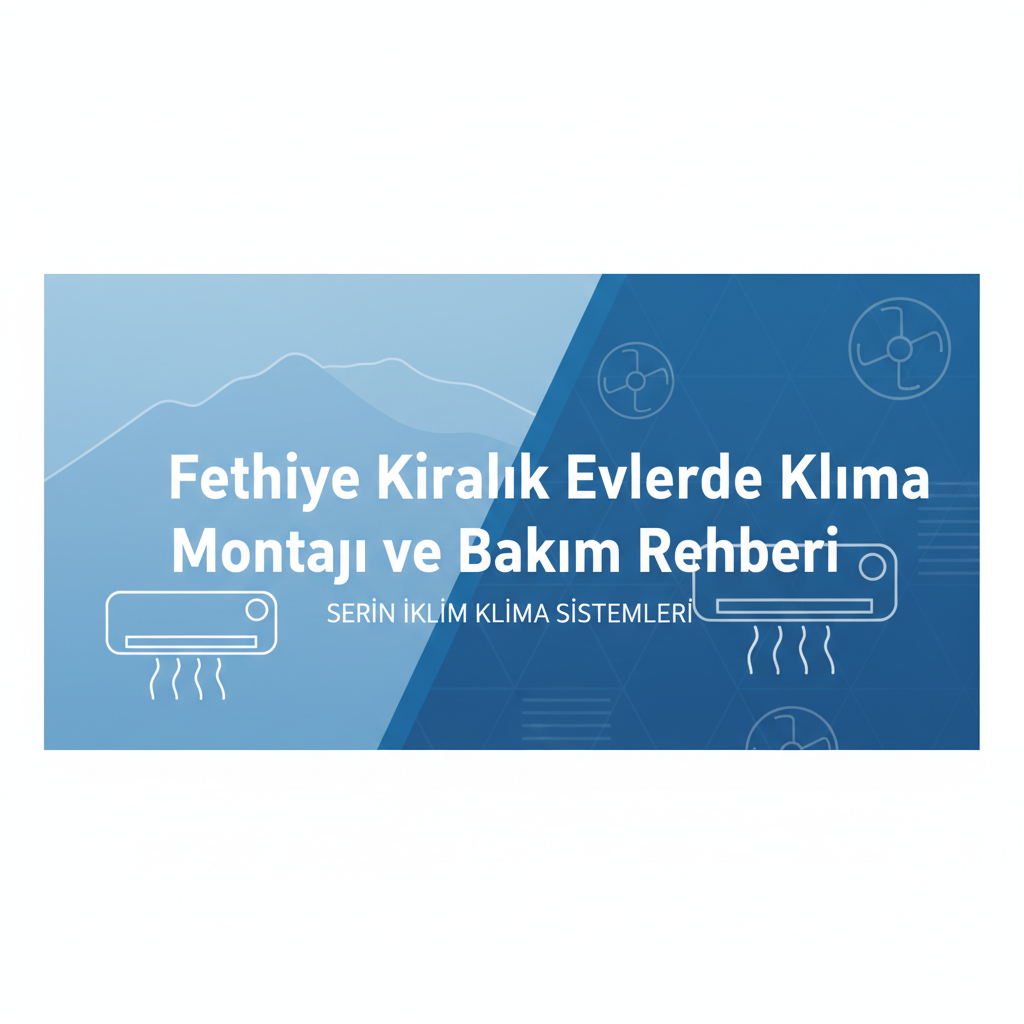 Fethiye Kiralık Evlerde Klima Montajı ve Bakım Rehberi