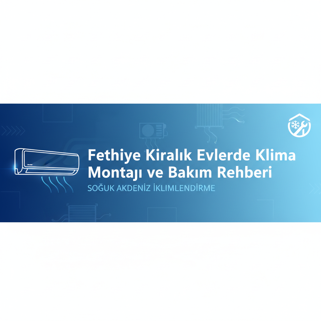 Fethiye Kiralık Evlerde Klima Montajı ve Bakım Rehberi