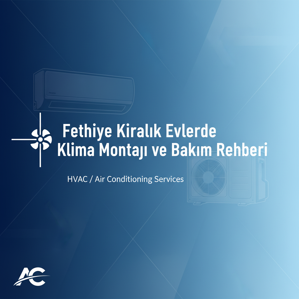 Fethiye Kiralık Evlerde Klima Montajı ve Bakım Rehberi