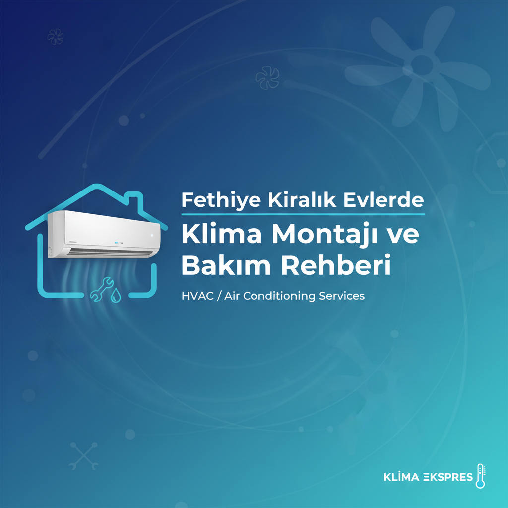Fethiye Kiralık Evlerde Klima Montajı ve Bakım Rehberi
