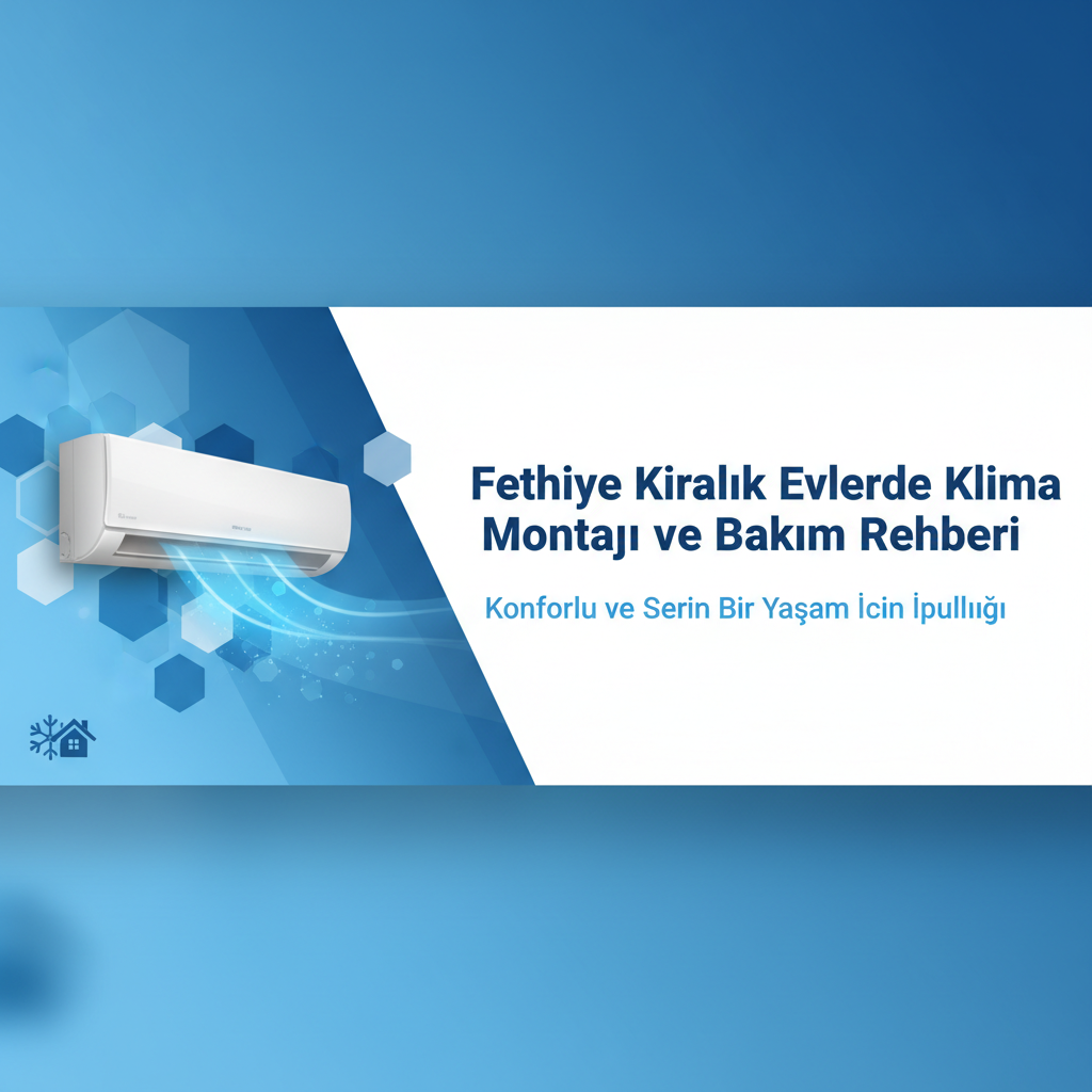 Fethiye Kiralık Evlerde Klima Montajı ve Bakım Rehberi