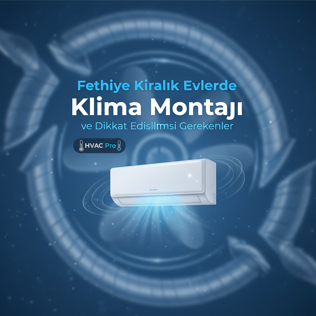 Fethiye Kiralık Evlerde Klima Montajı ve Dikkat Edilmesi Gerekenler