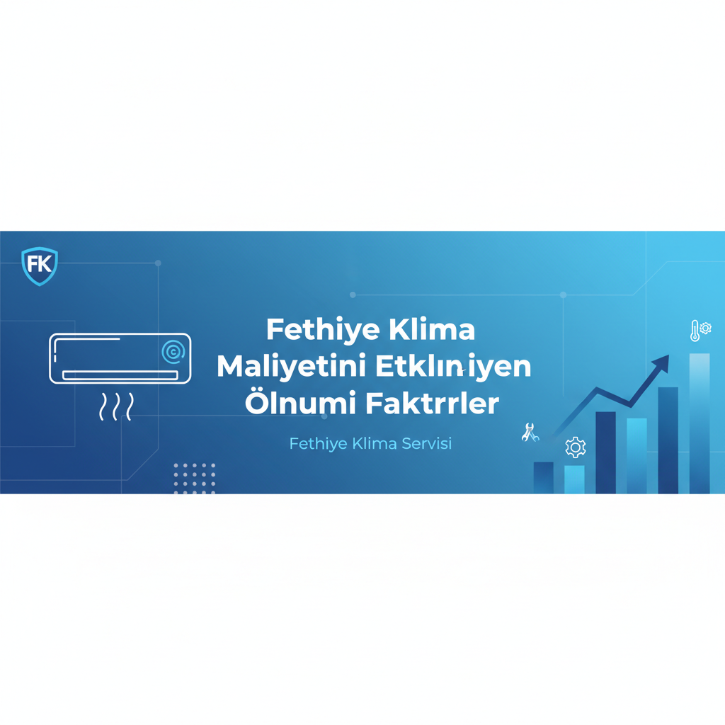 Fethiye Klima Bakım Maliyetini Etkileyen Önemli Faktörler