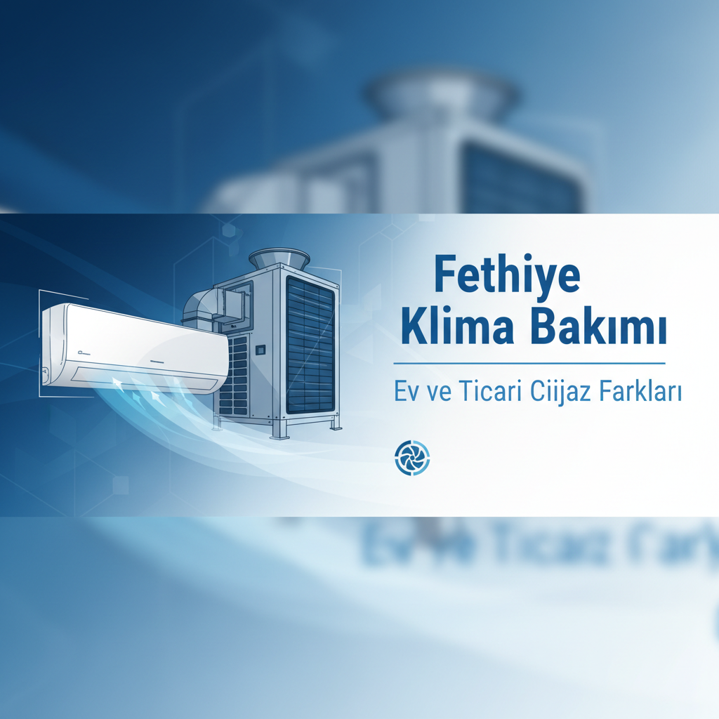 Fethiye Klima Bakımı: Ev ve Ticari Cihaz Farkları