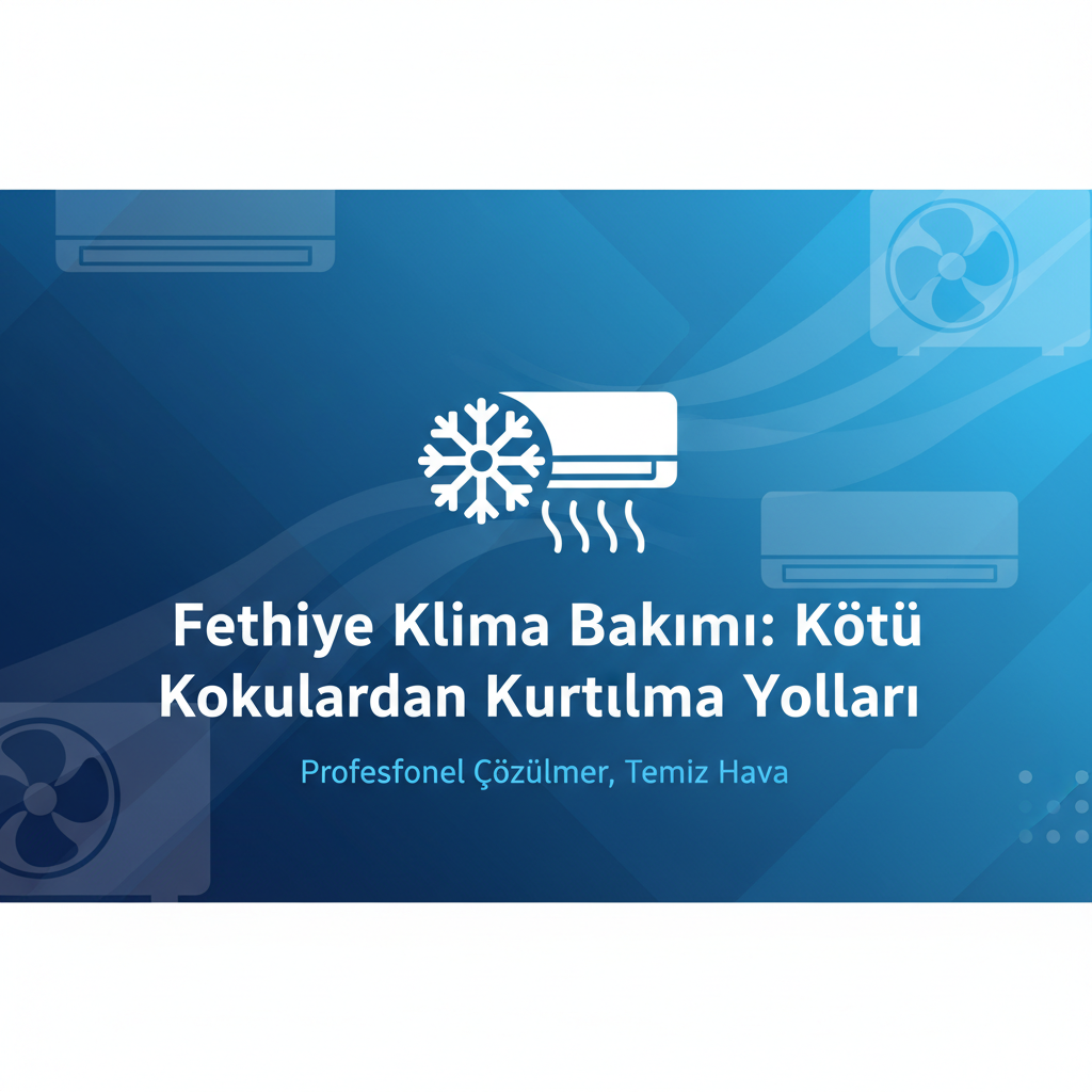 Fethiye Klima Bakımı: Kötü Kokulardan Kurtulma Yolları