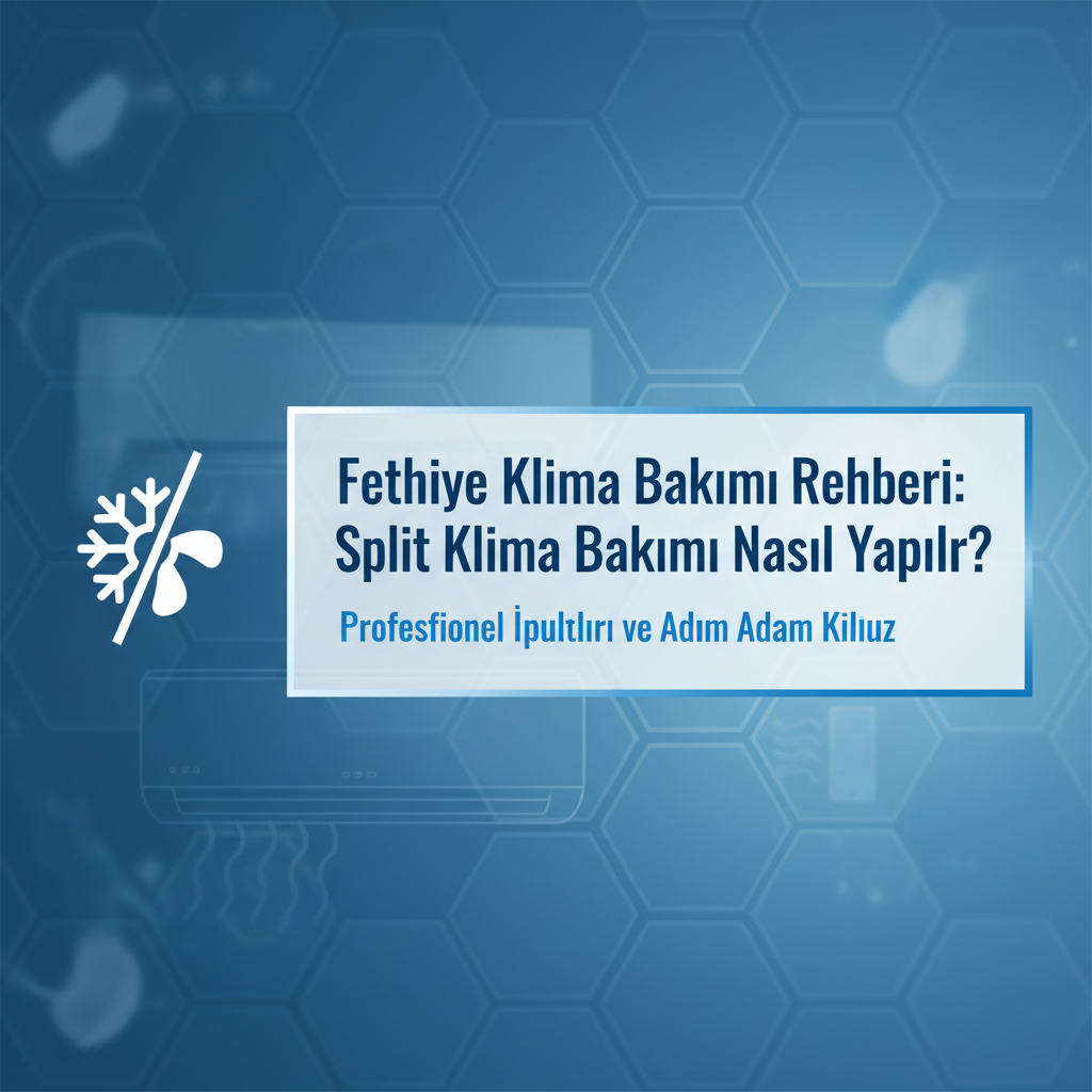 Fethiye Klima Bakımı Rehberi: Split Klima Bakımı Nasıl Yapılır?