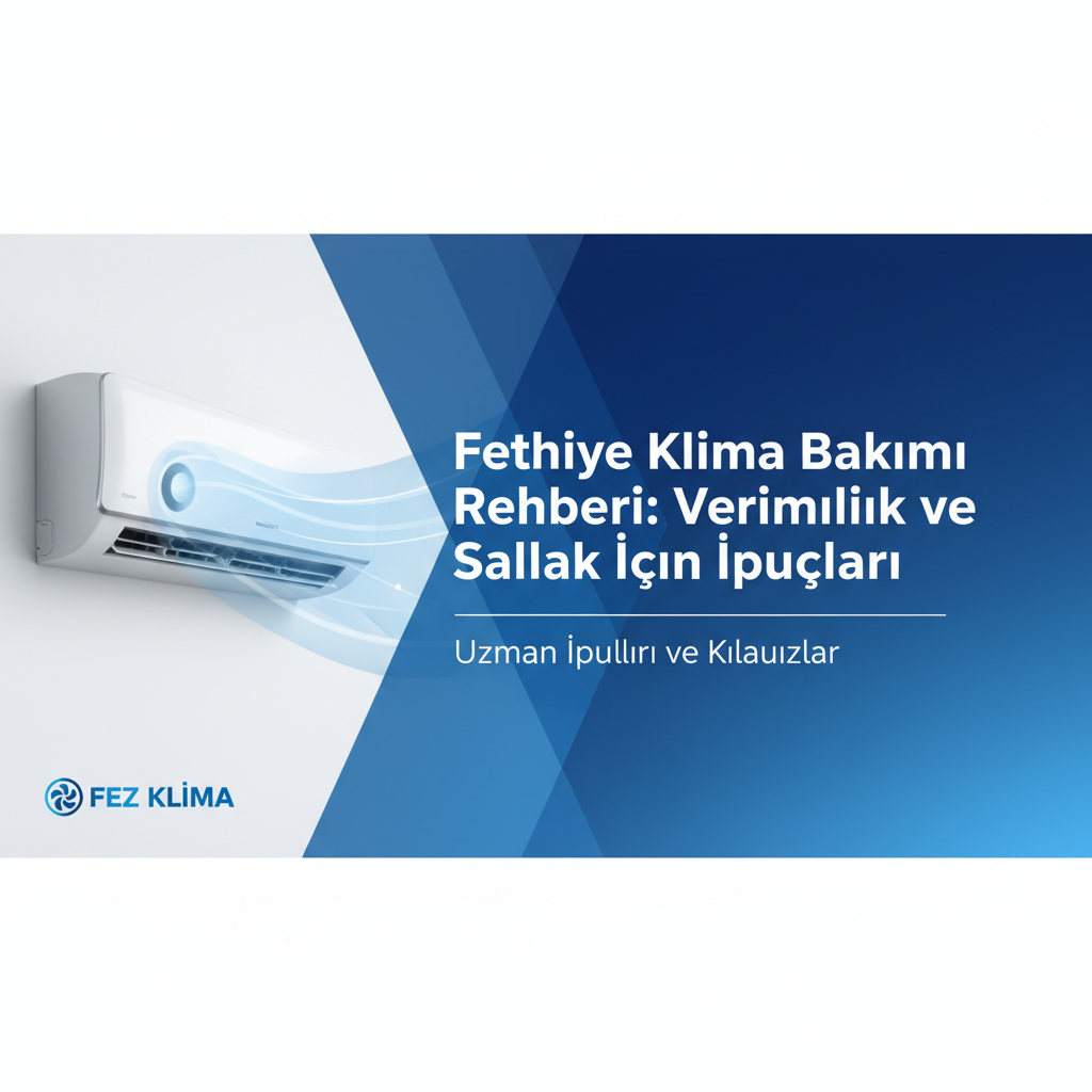 Fethiye Klima Bakımı Rehberi: Verimlilik ve Sağlık İçin İpuçları
