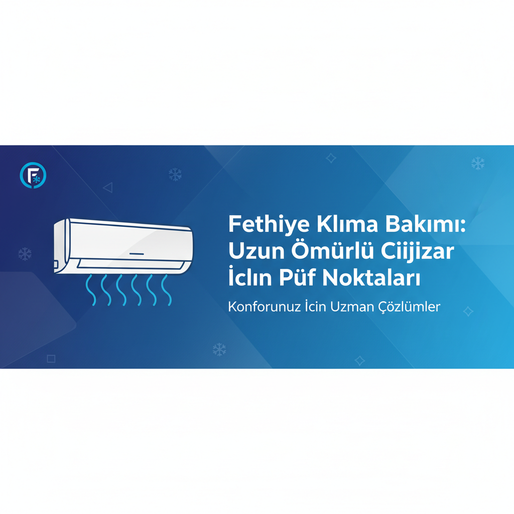 Fethiye Klima Bakımı: Uzun Ömürlü Cihazlar İçin Püf Noktaları