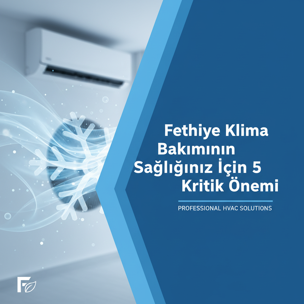 Fethiye Klima Bakımının Sağlığınız İçin 5 Kritik Önemi