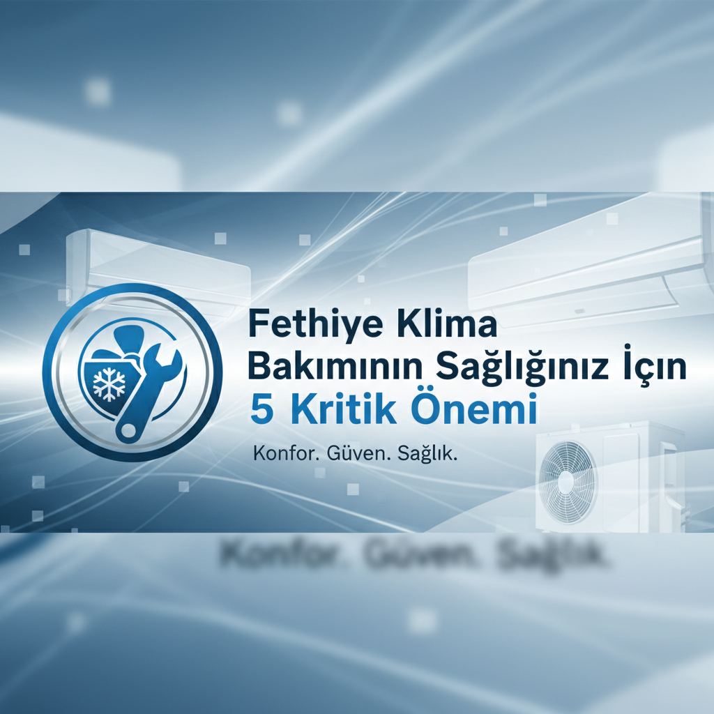 Fethiye Klima Bakımının Sağlığınız İçin 5 Kritik Önemi