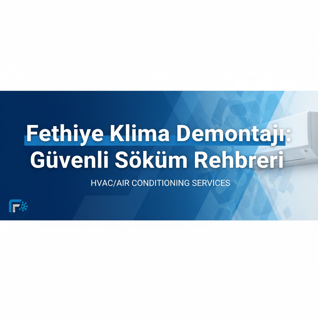 Fethiye Klima Demontajı: Güvenli Söküm Rehberi
