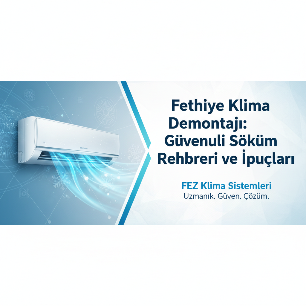 Fethiye Klima Demontajı: Güvenli Söküm Rehberi ve İpuçları