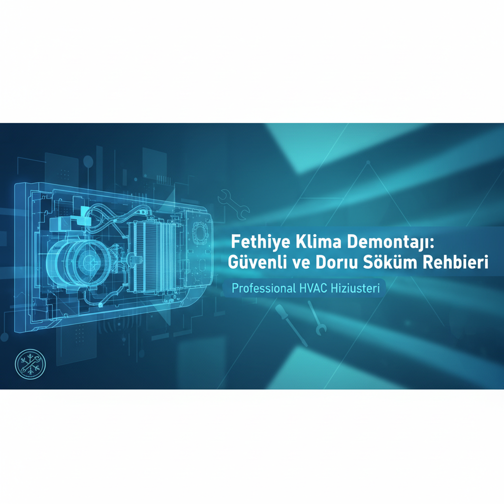 Fethiye Klima Demontajı: Güvenli ve Doğru Söküm Rehberi