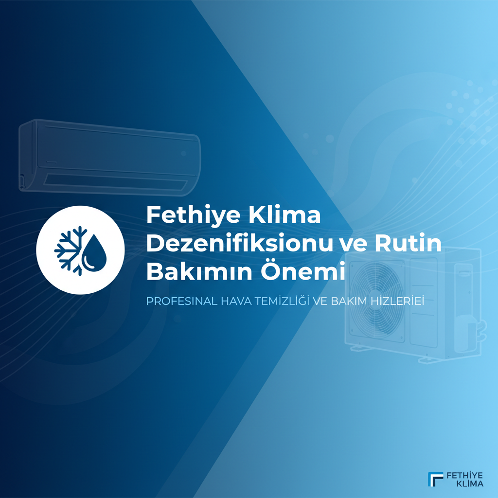 Fethiye Klima Dezenfeksiyonu ve Rutin Bakımın Önemi