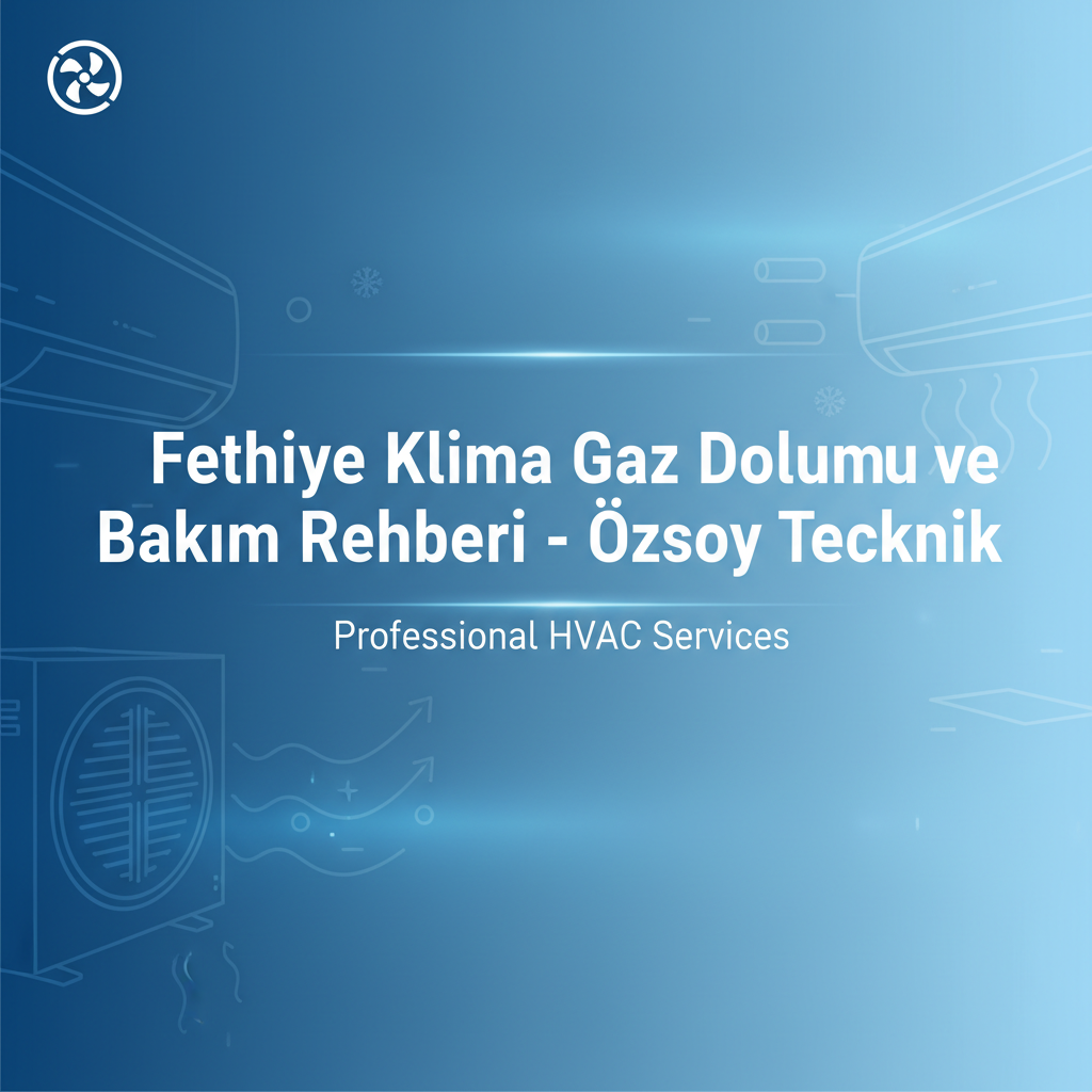 Fethiye Klima Gaz Dolumu ve Bakım Rehberi - Özsoy Teknik