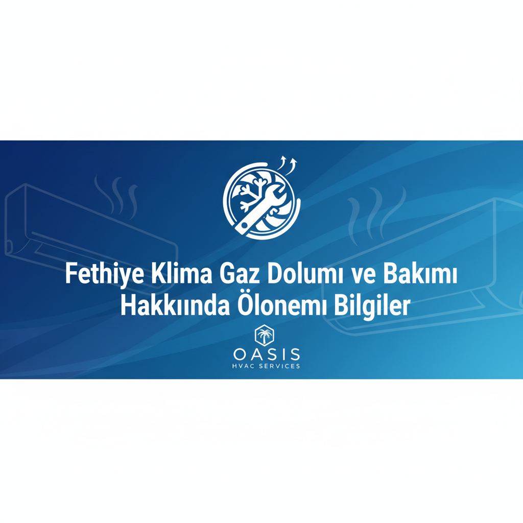 Fethiye Klima Gaz Dolumu ve Bakımı Hakkında Önemli Bilgiler