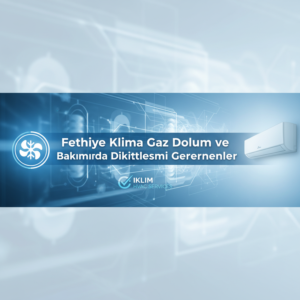 Fethiye Klima Gaz Dolumu ve Bakımında Dikkat Edilmesi Gerekenler