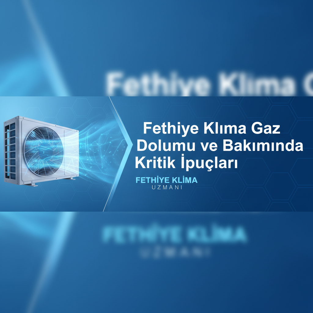 Fethiye Klima Gaz Dolumu ve Bakımında Kritik İpuçları