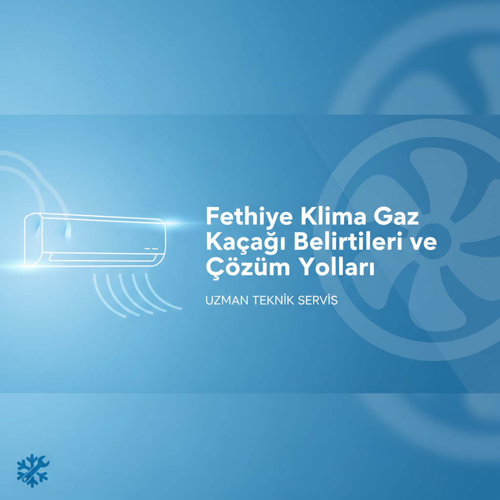 Fethiye Klima Gaz Kaçağı Belirtileri ve Çözüm Yolları