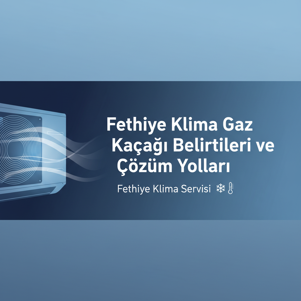 Fethiye Klima Gaz Kaçağı Belirtileri ve Çözüm Yolları