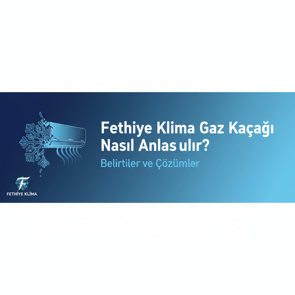 Fethiye Klima Gaz Kaçağı Nasıl Anlaşılır? Belirtiler ve Çözümler