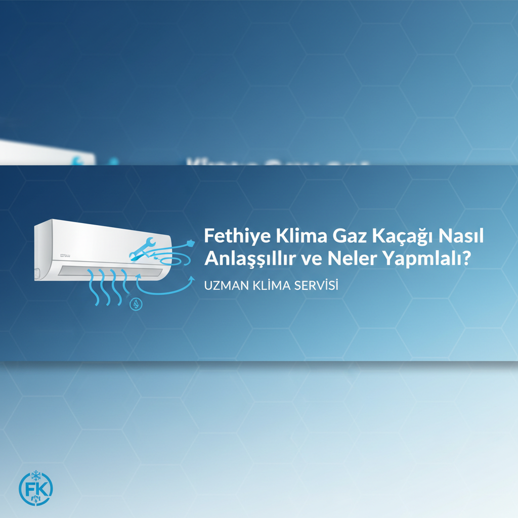 Fethiye Klima Gaz Kaçağı Nasıl Anlaşılır ve Neler Yapılmalı?