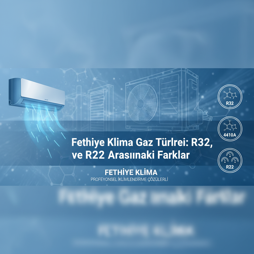 Fethiye Klima Gaz Türleri: R32, R410A ve R22 Arasındaki Farklar