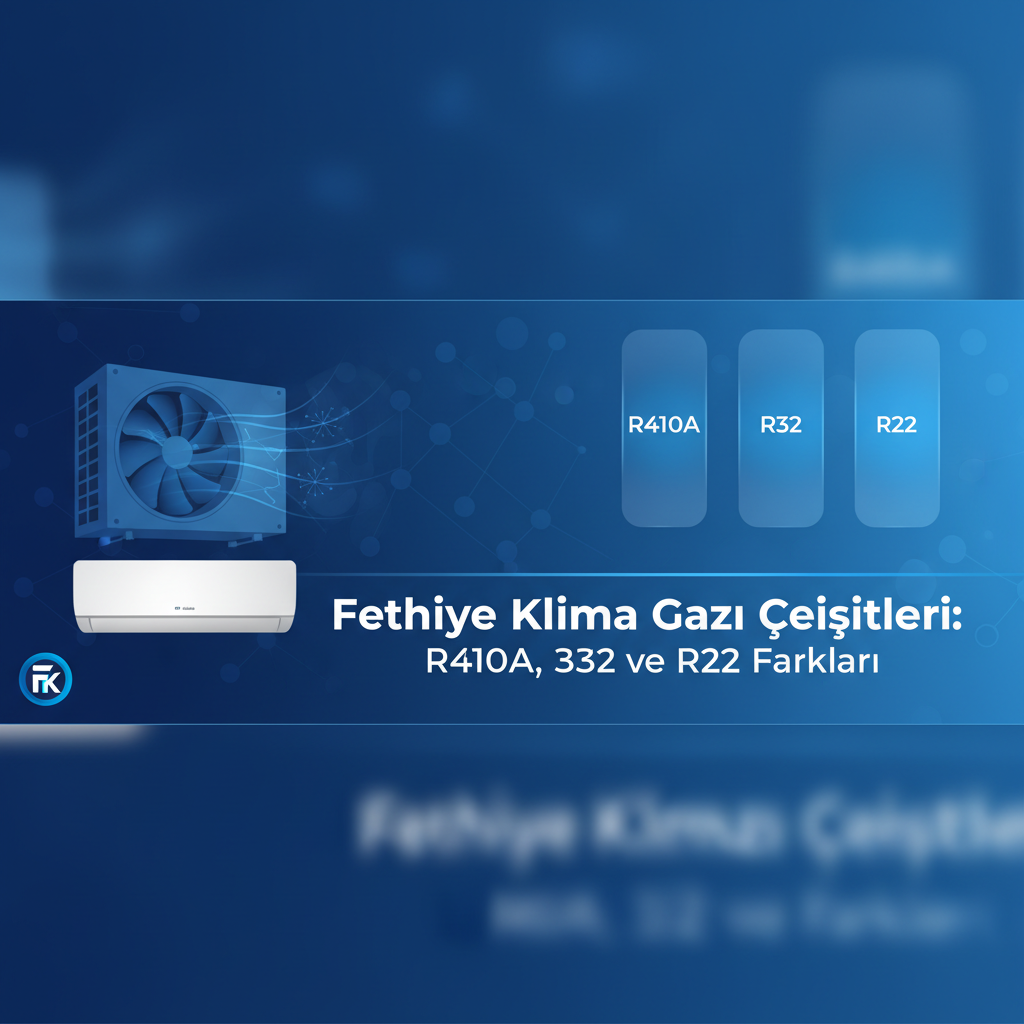 Fethiye Klima Gazı Çeşitleri: R410A, R32 ve R22 Farkları