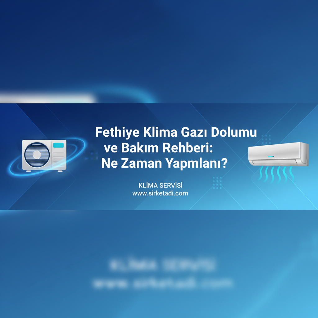 Fethiye Klima Gazı Dolumu ve Bakım Rehberi: Ne Zaman Yapılmalı?