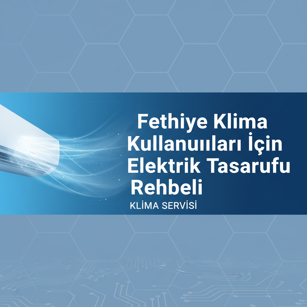 Fethiye Klima Kullanıcıları İçin Elektrik Tasarrufu Rehbeli