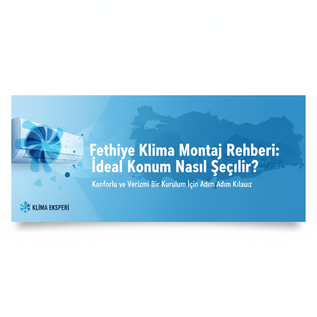 Fethiye Klima Montaj Rehberi: İdeal Konum Nasıl Seçilir?