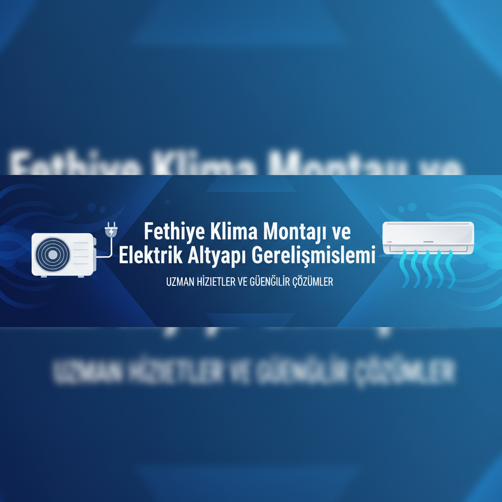 Fethiye Klima Montajı ve Elektrik Altyapı Gereksinimleri