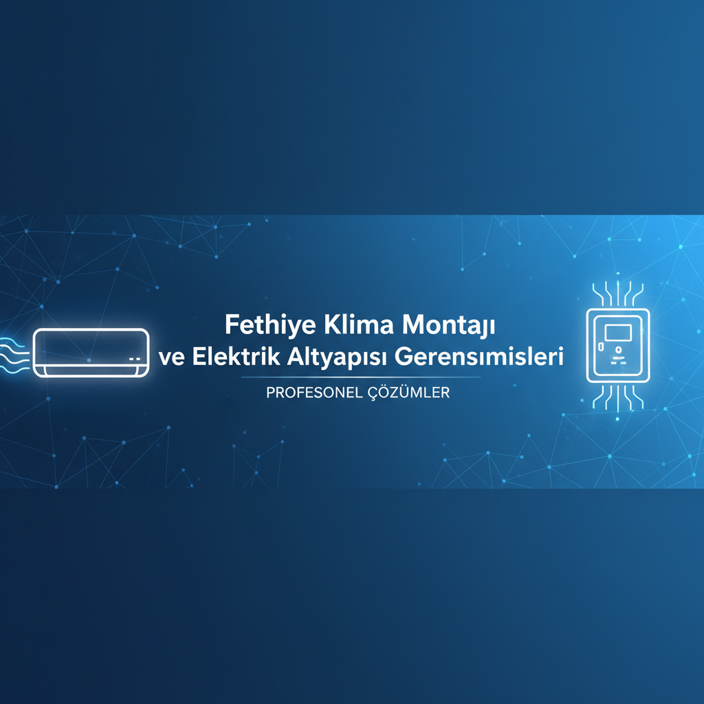 Fethiye Klima Montajı ve Elektrik Altyapısı Gereksinimleri
