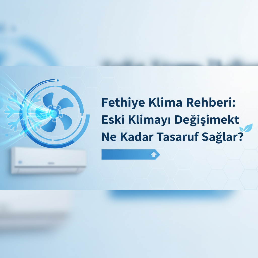 Fethiye Klima Rehberi: Eski Klimayı Değiştirmek Ne Kadar Tasarruf Sağlar?