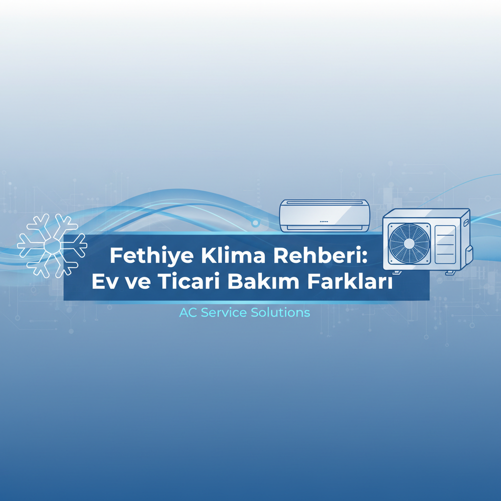 Fethiye Klima Rehberi: Ev ve Ticari Bakım Farkları