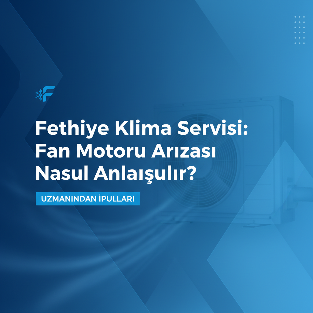 Fethiye Klima Servisi: Fan Motoru Arızası Nasıl Anlaşılır?
