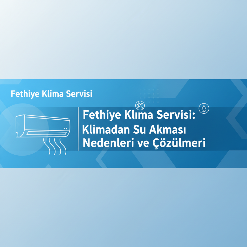 Fethiye Klima Servisi: Klimadan Su Akması Nedenleri ve Çözümleri