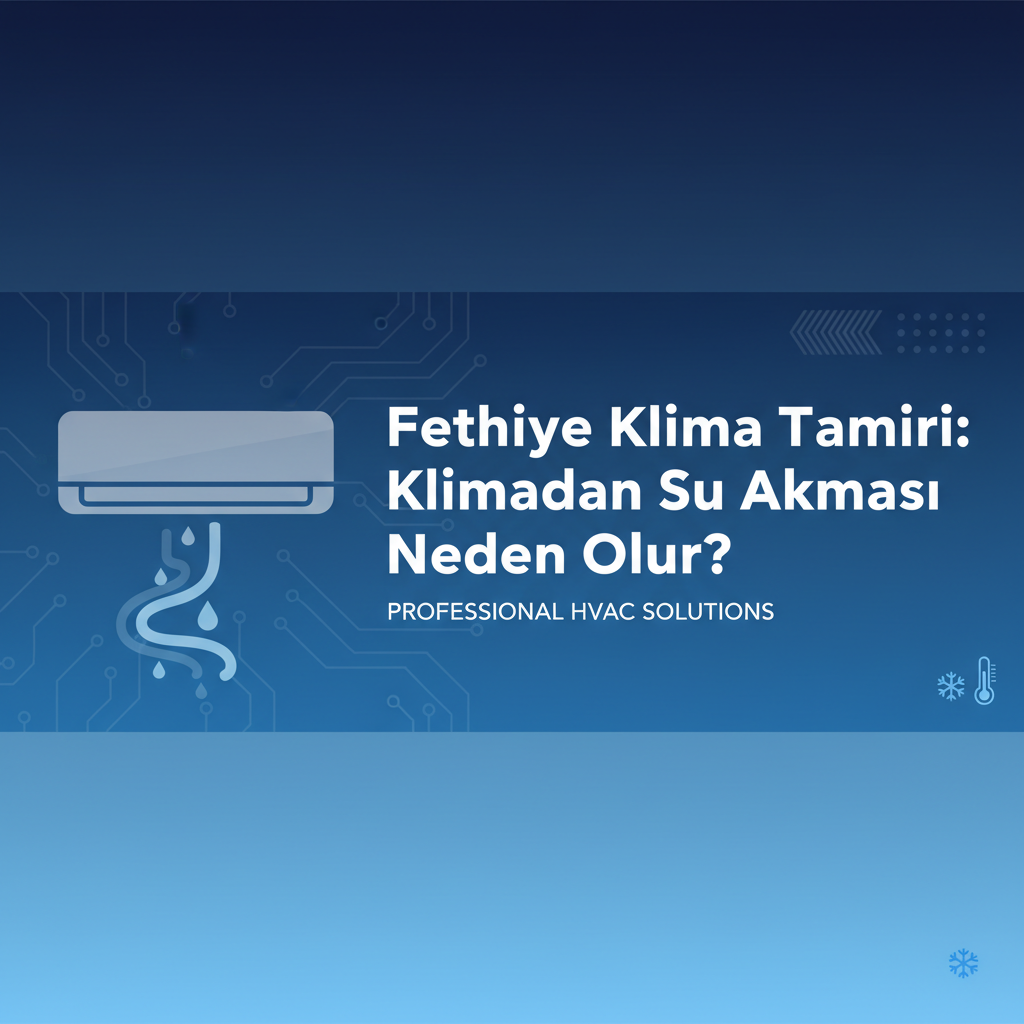 Fethiye Klima Tamiri: Klimadan Su Akması Neden Olur?