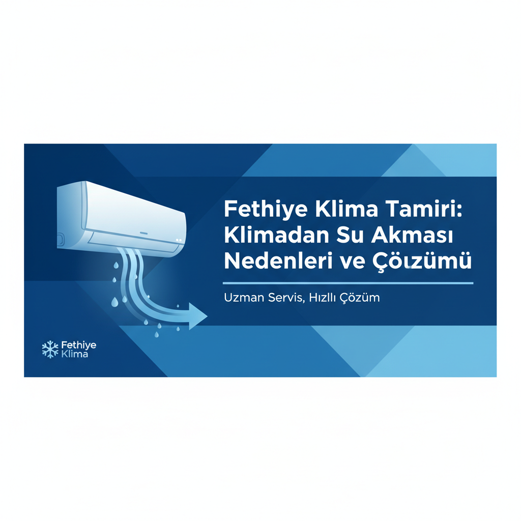 Fethiye Klima Tamiri: Klimadan Su Akması Nedenleri ve Çözümü