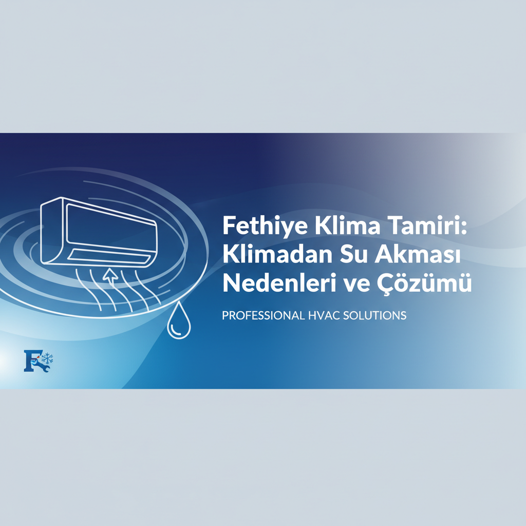 Fethiye Klima Tamiri: Klimadan Su Akması Nedenleri ve Çözümü