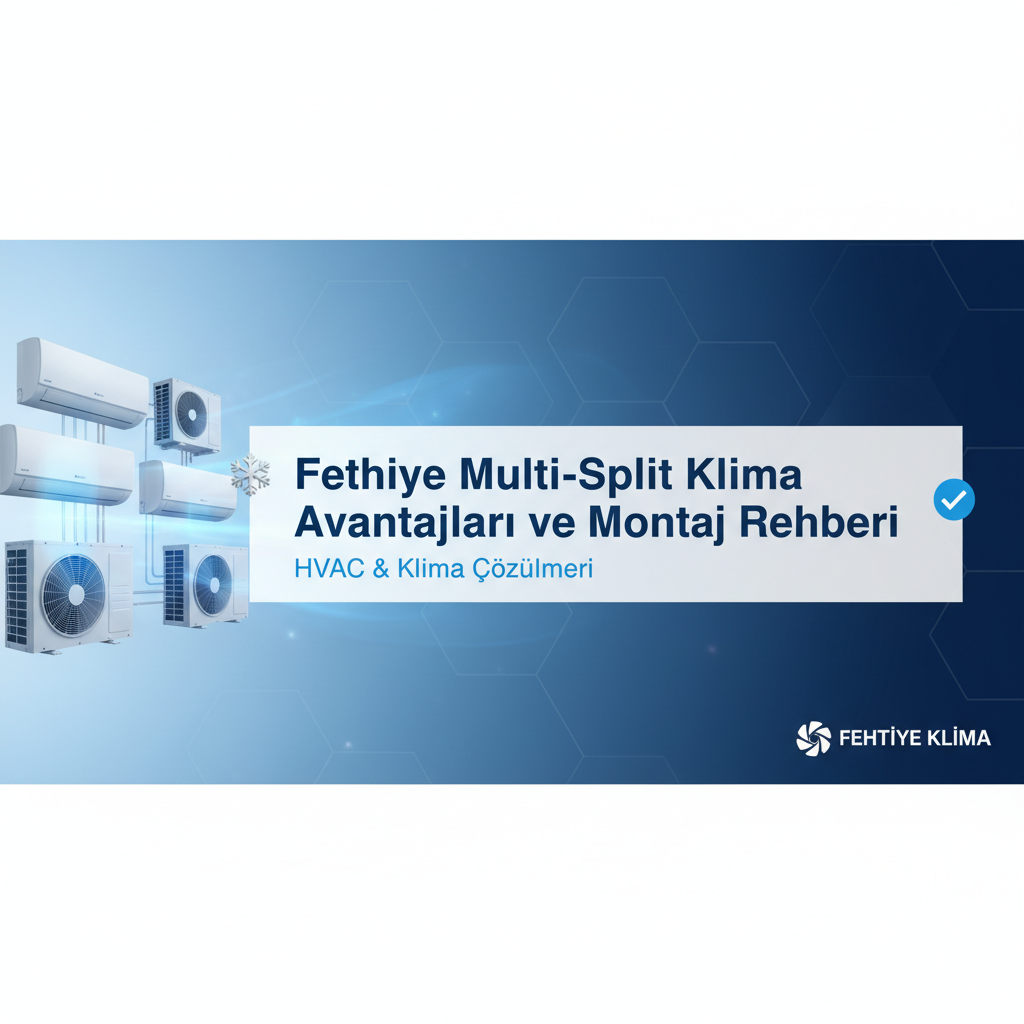 Fethiye Multi-Split Klima Avantajları ve Montaj Rehberi