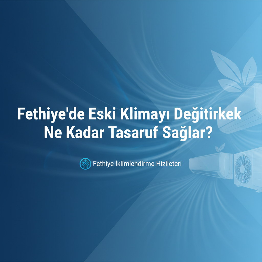 Fethiye'de Eski Klimayı Değiştirmek Ne Kadar Tasarruf Sağlar?
