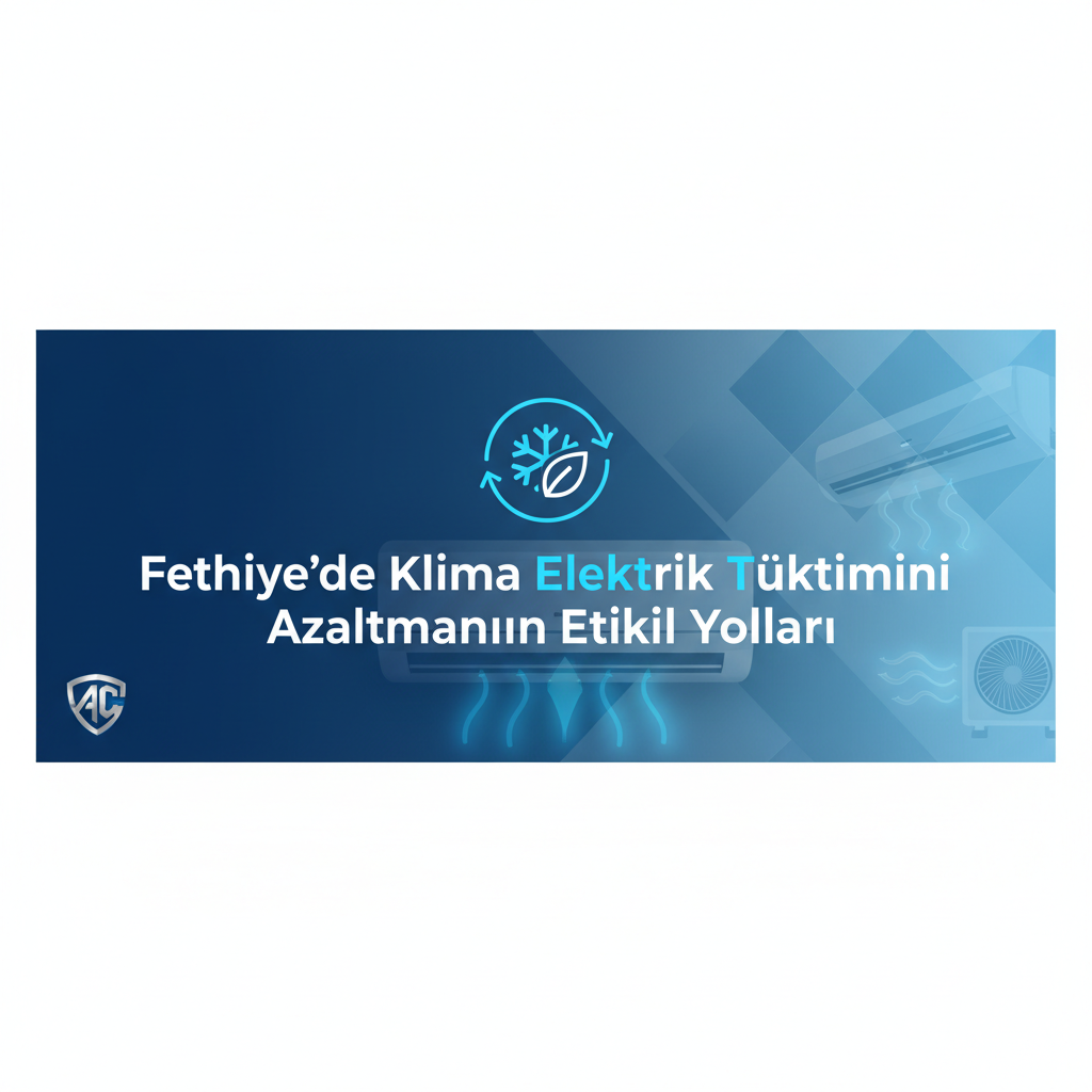 Fethiye'de Klima Elektrik Tüketimini Azaltmanın Etkili Yolları